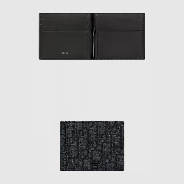 디올 머니 클립 지갑 2ESBH